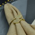 thumbnail image 4 of Cateissary 12 Pieces Hotel Napkin Ring Wedding Metal Accessories Ornament Party Towel Room Table Dining Napkins Decoration Type2 NO2, 4 of 6
