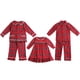 thumbnail image 1 of Conjuntos de pijamas navideños para niños y niñas, ropa de estar por casa, ropa de bebé, pijamas a cuadros de franela 100 % algodón, pijamas a juego para hermanos, 1 of 5