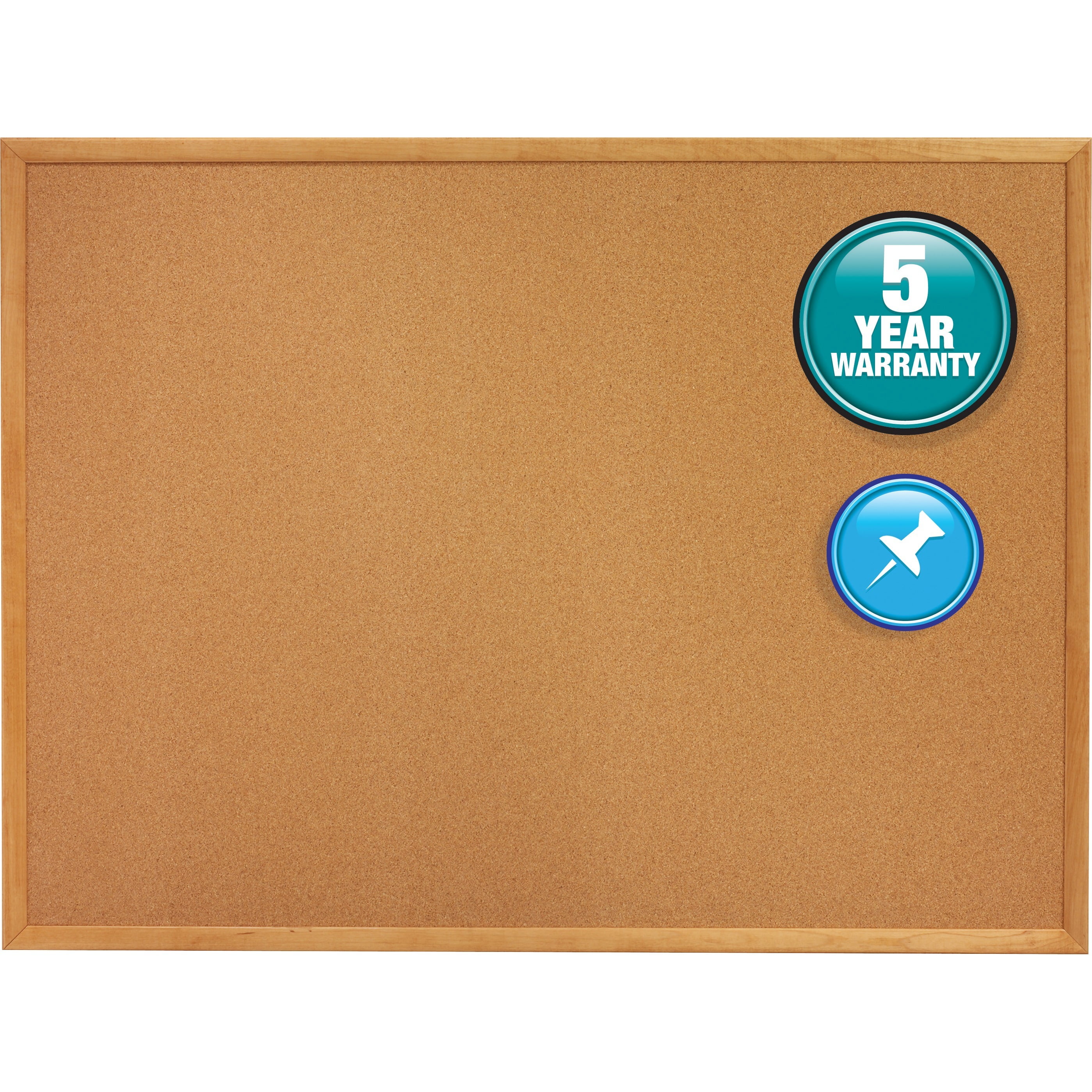 Quartet Classic Series Cork Bulletin Board 48 X 36 Oak Finish Frame