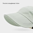 thumbnail image 4 of TNOBHG Women Sun Hat with Ponytail Opening Outdoor Hat Uv Protection Wide Brim Sunscreen Breathable Solid Color Mesh Hollow Top Adjustable Foldable, 4 of 8