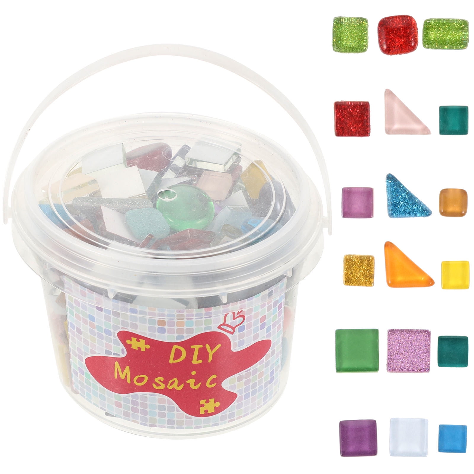 WHAMVOX  Flowerpot DIY Mosaic Tile Stones Tiles for Crafts Bulk Self