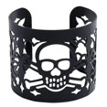 thumbnail image 1 of Skull Patterned Opening Bracelet Ghost Head Hollow Halloween Bracelet Ornament, 1 of 4