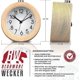 thumbnail image 2 of Csl - Analogue Alarm Clock - Retro Design - Illuminated Dial With Light - Silent - Travel Alarm Clock - Alarm Sound - Snooze Button Snooze Function -, 2 of 5