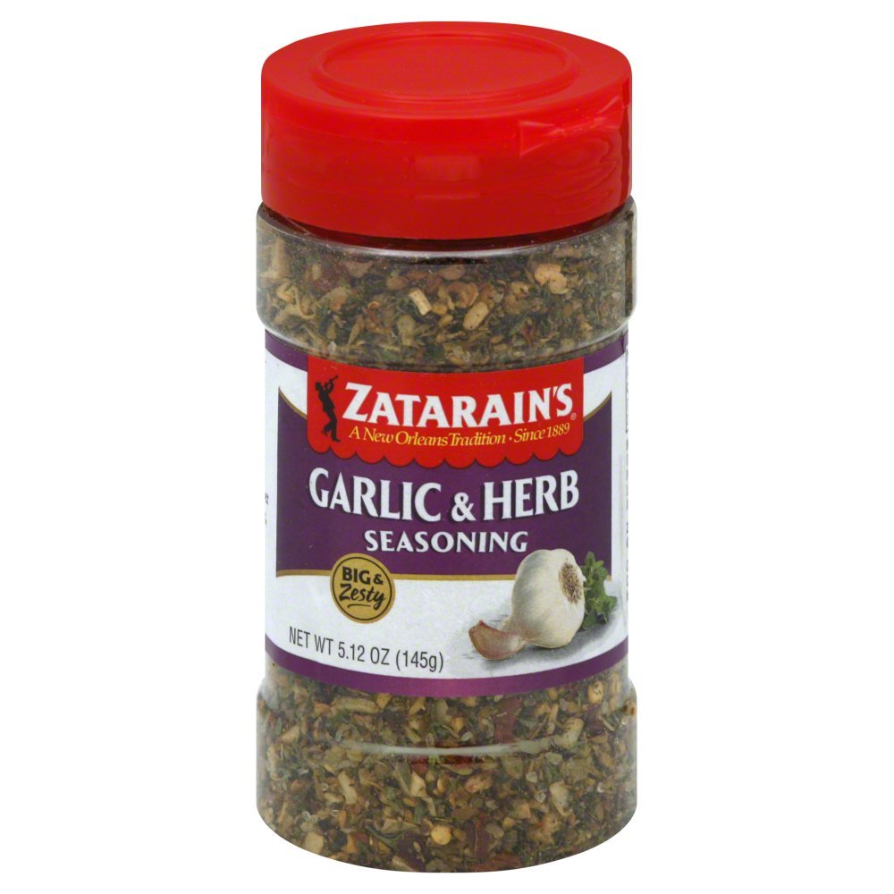 ZATARAINS Big Zesty Spice Garlic Herb 5.12 OZ(Pack of 2)