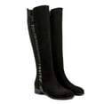 thumbnail image 3 of Ferwind Women's Over-the-knee Boots Slouch Suede Upper Stud Details Adult Black  8, 3 of 8