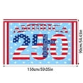 thumbnail image 2 of Win s Way USA 250th Anniversary Flag 1776-2026 American Independence Celebration Banner, 2 of 6