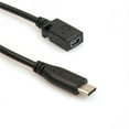 thumbnail image 3 of Type C USB 3.1 Male to Mini USB Female Cable, 25cm, 5Gbps Transmission, Fast Charging, Reverse Plug Compatible, Durable, for Type C Devices, 3 of 6