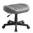 thumbnail image 1 of EUREKA ERGONOMIC Tabouret Repose-Pieds à Hauteur Réglable, 19 X 18 Pieds' Grand Siège sous le Bureau Repose-Pieds, Chaise Pivotante à Roulettes avec Roues Robustes, Pouf Tabouret Simple Chaise de Réunion pour Bureau à Domicile, Gris, 1 of 4