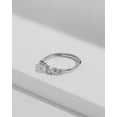 thumbnail image 2 of Oryn Jewel 1.7 Ct Round Cut Diamond Ring - 14K White Gold Plated Ring - Engagement Wedding Ring for Her - Cluster Christmas Gift for Her - Gorgeous Anniversary Gift for Women - Gift, 2 of 3