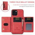 thumbnail image 5 of Dteck for Apple iPhone 11 Pro Magnetic Case, Retro PU Leather Wallet Case Detachable with Trifold Wallet Cash Slot Credit Cards Holder Pocket, blue, 5 of 8