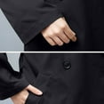 thumbnail image 3 of Women's Fall Winter Medium-Length Trench Coat Jacket Long-Sleeved Lapel Single-Breasted Pockets Trench Jacket With Belt, 3 of 7