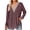 Purple, variant on Womens Fall Tops Casual Long Sleeve Lace Trim V Neck Dressy Shirts Trendy Color Block Side Slit Tunics