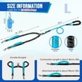 thumbnail image 2 of AUTOWT Double Dog Leash No Tangle - 360° Swivel Reflective Splitter Lead for 2 Large Dogs (25-150lbs), 2 of 7