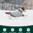 thumbnail image 5 of Kuoser Dog Winter Sweater, Cute Pet Pullover Vest, Soft and Thick Sweatshirt for Dogs and Cats, Gray, S, 5 of 9