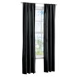 thumbnail image 2 of Mainstays Microsculpt Floral Rod Pocket Curtain Pair, Set of 2, Rich Black, 37"W x 95"L, 2 of 5