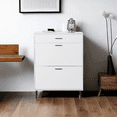 thumbnail image 6 of Narrow Shoe Cabinet for Entryway Slim Shoe Storage Cabinet with 2 Flip Drawers and Top Cubby, Freestanding Shoe Rack Hidden Shoe Organizer with Drawers & Metal Legs, 6 of 6