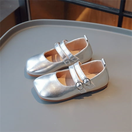 

Akiihool Sandals Girl Fashion Baby Toddler Boys Girls Toddlers Little Kids Walking (Silver 2.5)