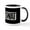 White/Black Inside, variant on CafePress - Police: SWAT (Black Flag Blue Line) Mug - 11 oz Ceramic Mug - Novelty Coffee Tea Cup