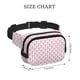 thumbnail image 4 of Disketp Flamingo On Checkered Riñonera de Doble Capa, Bolsa de Cintura Ajustable para Viajes, Correr y Senderismo, Riñonera Ligera para Hombre y Mujer, 4 of 9