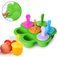 thumbnail image 1 of Molde de silicona para paletas, contenedor de almacenamiento para alimentos caseros, moldes para paletas de helado para niños, sin BPA Xemadio 2033736-1, 1 of 9
