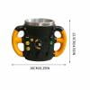 thumbnail image 1 of PEONAVET une Tasse Volant Résine Tasse en Acier Inoxydable, 1 of 6