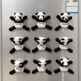thumbnail image 3 of Bonitas pegatinas magnéticas de dibujos animados para el frigorífico, pequeño panda, muñeco de peluche con succión magnética, regalo de recuerdo para turistas, 3 of 5