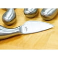 thumbnail image 4 of Cilio Piave Brushed Stainless Steel Cheese Knife Set 4 Pieces with Wooden Box, 4 of 7