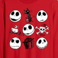 thumbnail image 2 of The Nightmare Before Christmas - Jack Christmas Grid - Men's Long Sleeve T-Shirt, 2 of 4