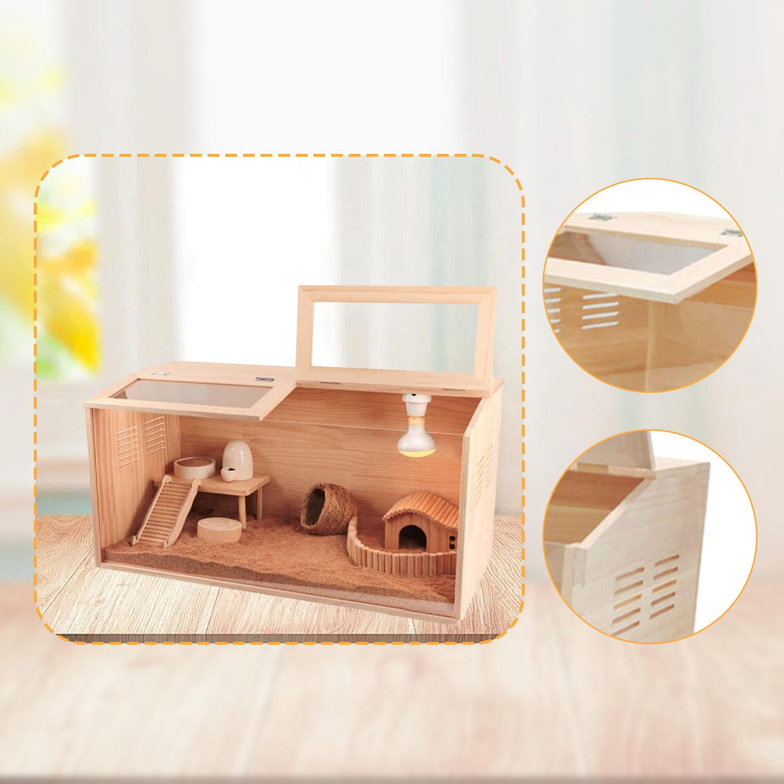 FashionCha Brooder Box for Chicks Spacious Small Chicken Coop for Ducks Quails Hamsters