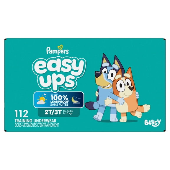 Pampers Easy Ups Training Underwear Boys Size 4 2T3T