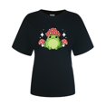 thumbnail image 5 of ZMHEGW Women T Shirts Casual Cute Shirt Mushroom Shirt Short Sleeve Print Tops, 5 of 7