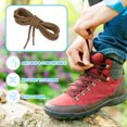 thumbnail image 4 of Uxcell 35.4 x 5/32 Inch Dual Colored Round Boot Laces Shoelaces, Light Brown Coffee 4 Pairs, 4 of 6