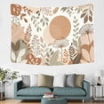 thumbnail image 5 of Bohemian Tapestry Wall Hanging, Neutral Earth Tone Boho Sun Tapestries for Dorm Living Room Bedroom Decor,Boho Room Accent, Bed Throw,60"x50", 5 of 6