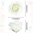 thumbnail image 4 of Unique Bargains 25 Pcs Roses Artificial Flowers Silk Fake Roses White, 4 of 5