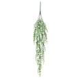 thumbnail image 2 of JilgTeok Back to School Artificial Fake Hanging Flowers Plants with Basket for Outdoor Decoration,Fake Silk Flower UV Resistant for Outside, Faux Rose Flower for Home Patio Garden Porch Decor(H:30in), 2 of 5