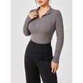 thumbnail image 5 of Fashion Long Sleeve Jumpsuit Seamless Slimming Shapewear For Women Romper, 5 of 11