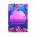 thumbnail image 2 of MKHERT Palm Trees Garden Flag Banner Decorative Flag for Wedding Party Yard Home Outdoor Decor 12x18 inch, 2 of 3