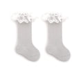 thumbnail image 3 of Yunliwuli Toddler Baby Girls Mesh Socks Summer Breathable Knit Lace Princess Socks for Party, Wedding, Photography, 3 of 3