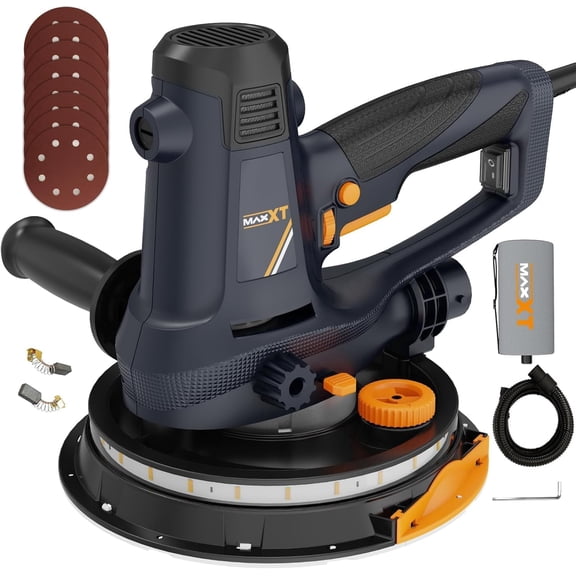 MAXXT 810 Watts, 120 Volts Electric Handheld Drywall Power Sander, 1500-2800 RPM