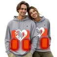 thumbnail image 6 of qucoqpe Unisex Heated Hoodie Usb Rechargeable Thermal Sweatshirt Washable Hooded Sweatshirt for Men and Women, 6 of 8