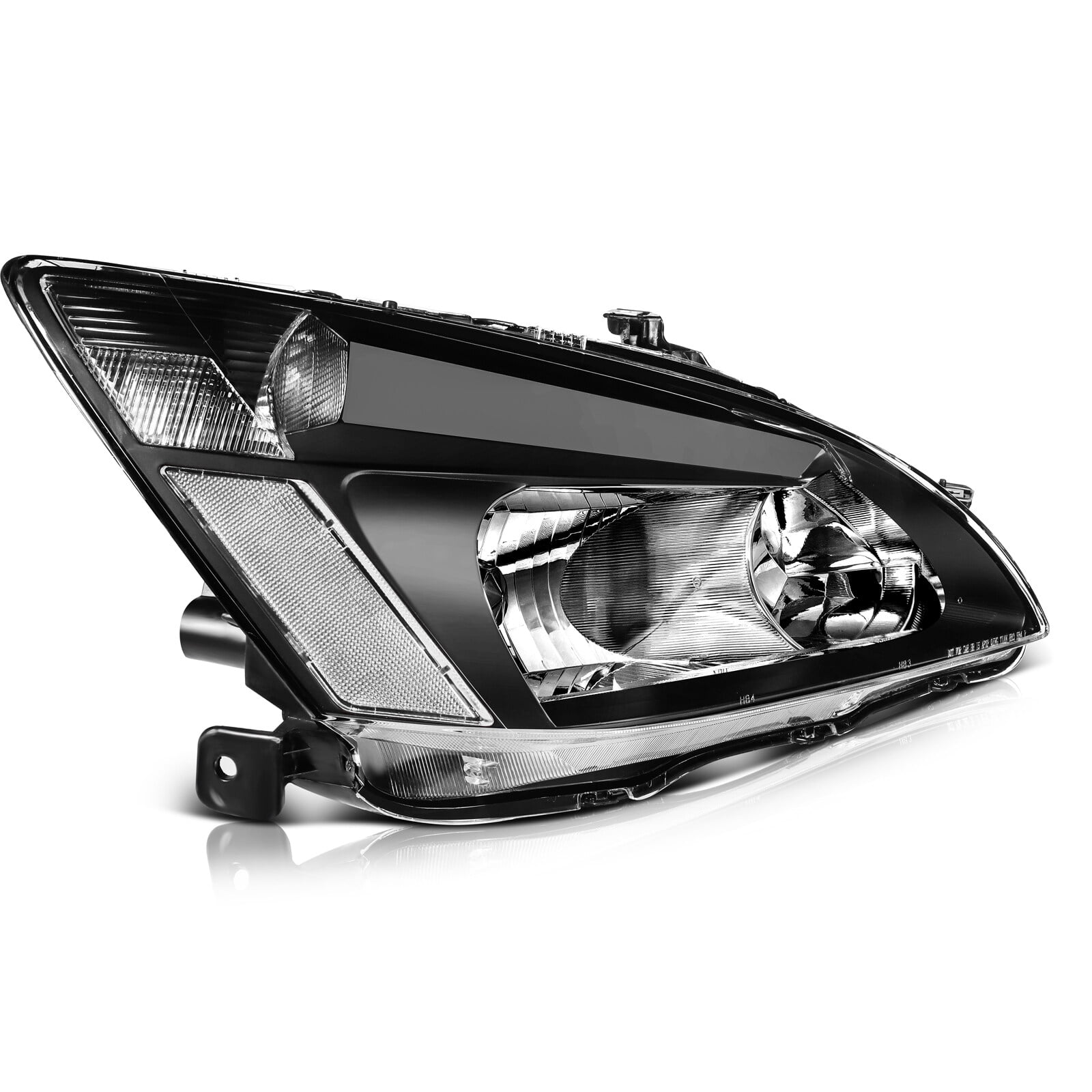 ECCPP Headlight Assembly for Honda For Accord 2003-2007 Driver and Passenger Side Headlamps