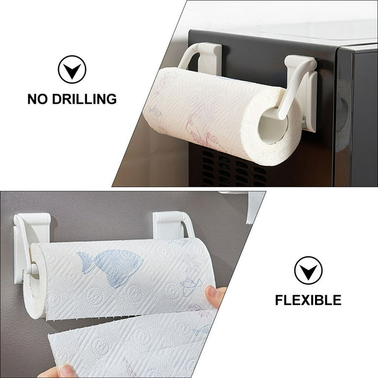 2 Pc White Toilet Paper Roll Holder Plastic Bathroom Storage Tissue Stand Roller 2 Pc White Toilet Paper Roll Holder Plastic Bathroom Storage Tissue Stand Roller
