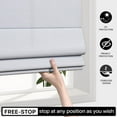 thumbnail image 6 of LazBlinds Cordless Roman Shades for Windows, Light Filtering Thermal Insulated Window Blinds, Lightweight Fabric Blinds for Indoor Windows, 27" W x 60" H, Light Grey, 6 of 6