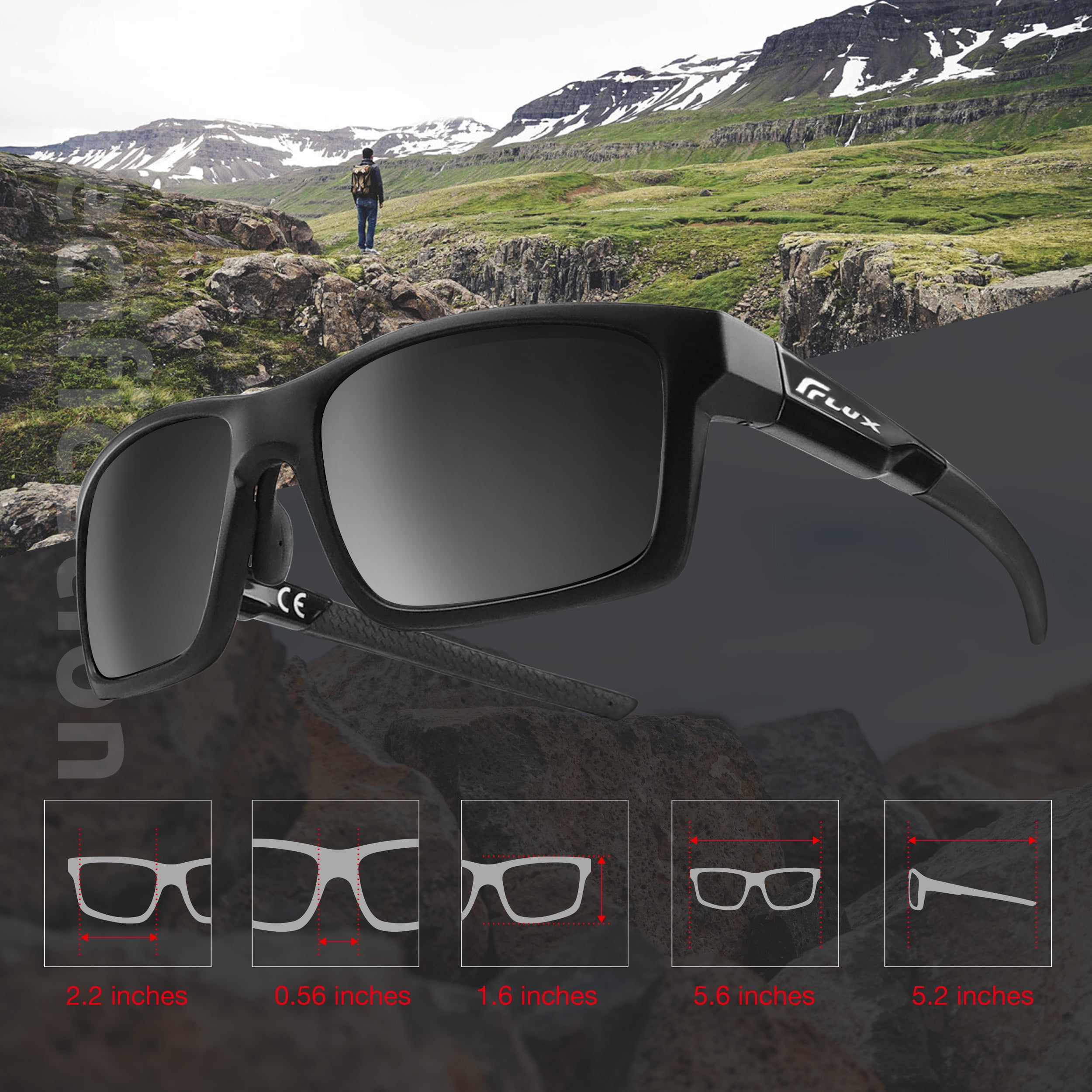 Flux Verano Polarized Sports Sunglasses for Men & Women