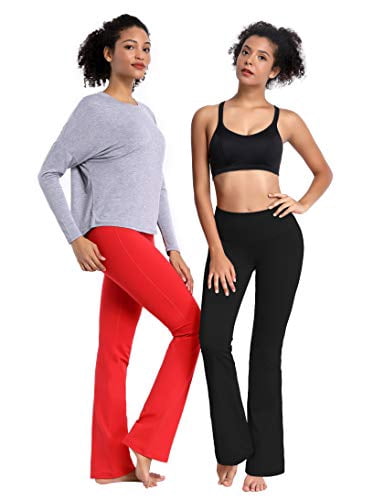 High Waist Bootcut Yoga Pants - Basic 
