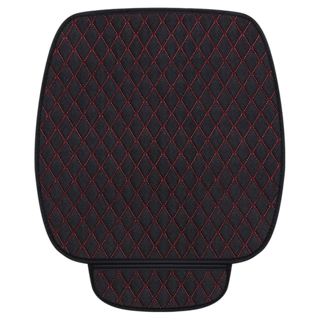 SDNall Universal Car Seat Cushion Protector, Non-Slip Breathable Front Seat Cover, Half Surround Design with Storage Pouch, Car Seat Protector for Car Suv Truck