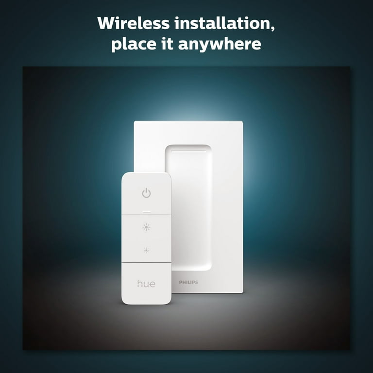 Philips Hue Smart Dimmer Switch with Remote for Smart Home