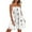DT-White, variant on Women's Graphic Print Strapless Midi Dress, Short Sleeve, Casual Festival & Beach Wear, Stretchy Polyester Blend, Fit & Flare