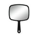 thumbnail image 1 of Large Hand Mirror, Salon Barber Hairdressing Handheld Mirror with Handle (Square Black 10.3"x7.4"), 1 of 4