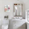 thumbnail image 5 of Artistic Floral Bathroom Decor 12X16inch Canvas Wall Art with Bath Towel Vase, Farmhouse Style Pictures for Home Accent, 5 of 7